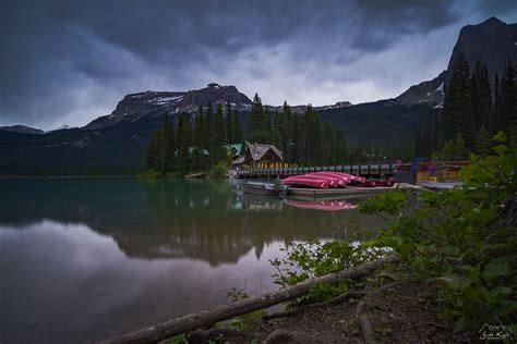 Emerald Lake Lodge In Yoho National Park British Columbia Canada A
