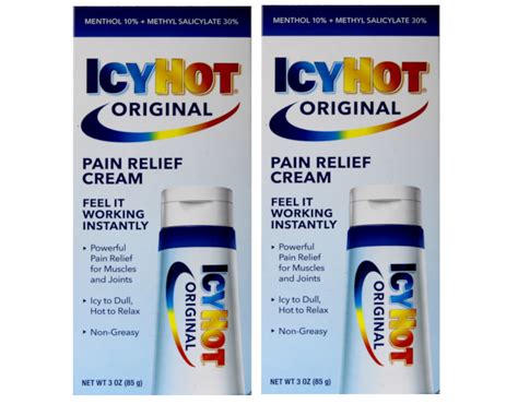 2 Pack Icy Hot Pain Relieving Cream Extra Strength 3oz Each