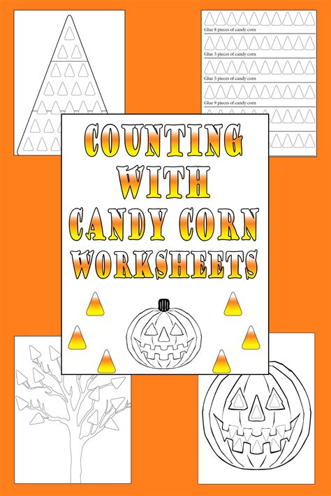 4 Printable Counting With Candy Corn Worksheets Candy Corn Fall