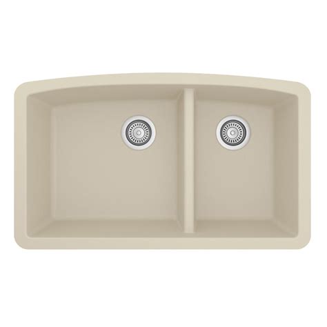 With its convenient large bowl and handy small bowl, this design is both functional and elegant. Karran Undermount Quartz Composite 32 in. 60/40 Double ...