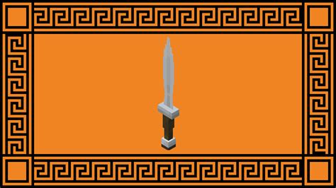 Xiphos 3d Iron Sword Minecraft Texture Pack