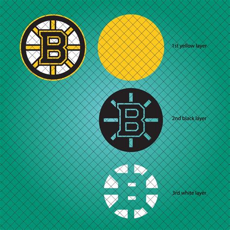 Boston Bruins Logo Svg Png Layered Cricut Cutting File Etsy