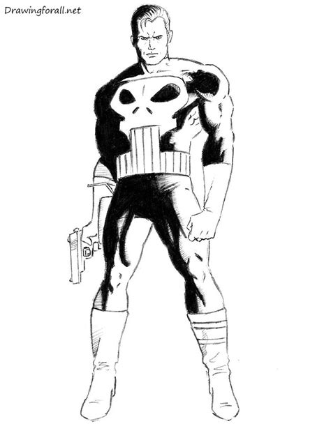 How To Draw The Punisher