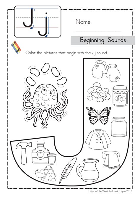 Beginning Sounds Color Itpdf Alphabet Kindergarten Alphabet Letter
