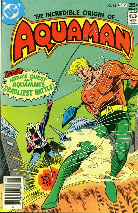 Aquaman 58 November 1977 Cover By Jim Aparo And Tatjana Wood Dc