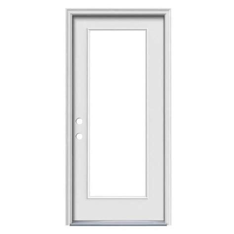 Therma Tru Benchmark Doors Full Lite Clear Glass Right Hand Inswing