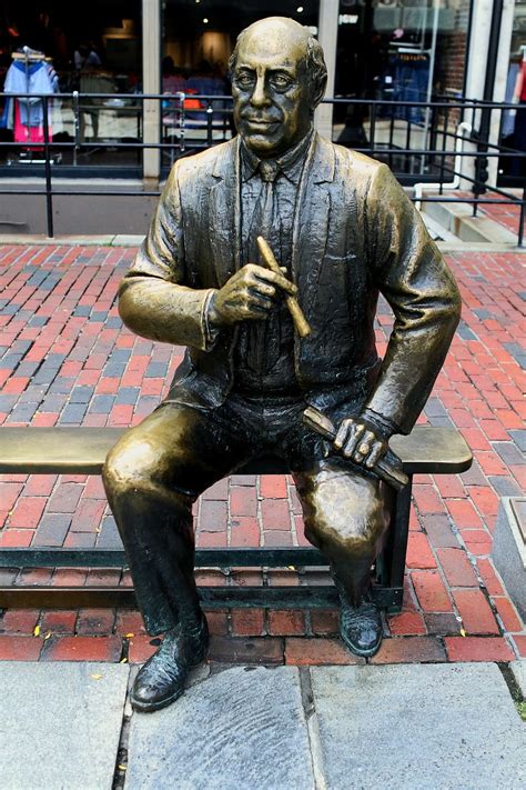 Statue Red Auerbach Boston Basketball Celtics Famous Faneuil Hall
