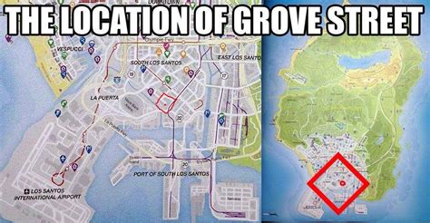 The Location Of Grove Street Gta V Gtaforums