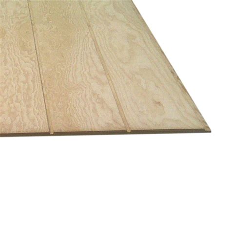 Plywood Siding Panel No Groove Common 1132 In X 4 Ft