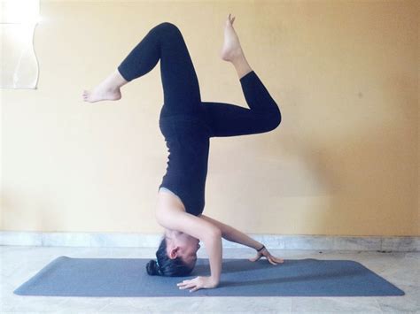 Tripod Headstand Pose Variation