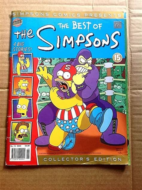 Simpsons Comics Presents The Best Of The Simpsons No15 2004 Collectors Edition £339 Picclick Uk