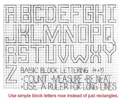 Block Lettering Lettering Lettering Alphabet Fonts