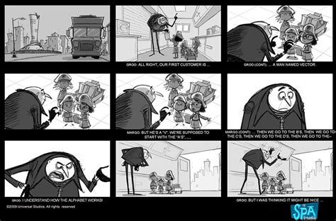 Living Lines Library: Despicable Me (2010) - Storyboards