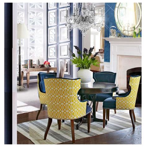 Blue And Yellow Dining Room Yellow Dining Room Dining Interior