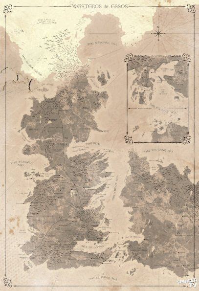 Map Of Westeros And Essos By Guyatt Juego De Tronos Mapa Juego De