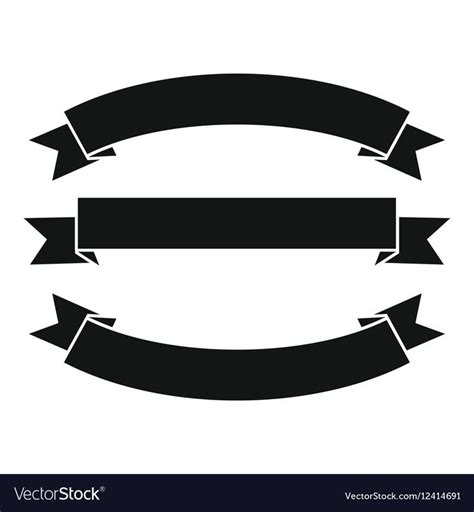 Ribbons Icon Simple Illustration Of Ribbons Vector Icon For Web