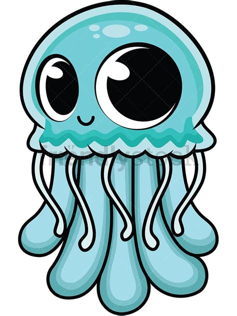 Cute Baby Jellyfish In 2020 Baby Jellyfish Fish Cartoon