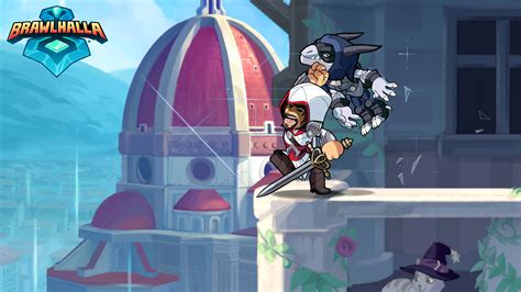 Ubisofts Fighting Game Brawlhalla Adds Assassins Creed Heroes Ezio