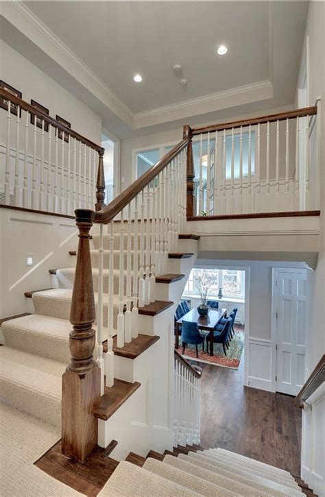 Love The Runner For The Stairs And Upstairs Hallway House Stairs