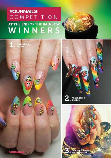 Your Nails Winners Of At The End Of The Rainbow Competition Nail Art