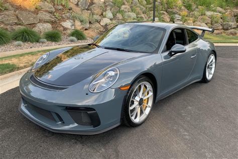 Original Owner 2018 Porsche 911 Gt3 6 Speed For Sale On Bat Auctions