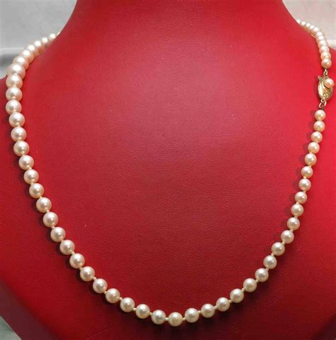 Vintage Akoya Cultured Pearl Necklace Lot 1097541 Allbids