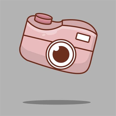 Premium Vector Cute Pink Camera Vector Illustration