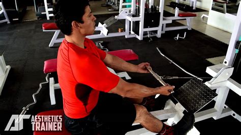 Seated Cable Row Underhand Grip Youtube