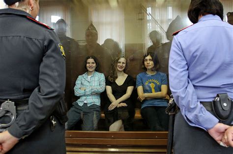 russian punk band pussy riot given two years over anti kremlin protest wsj