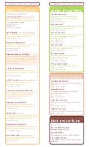 What is the recipe for a smoothie? Whole Foods Juicing/Smoothie Menu | Smoothie menu, Juice ...