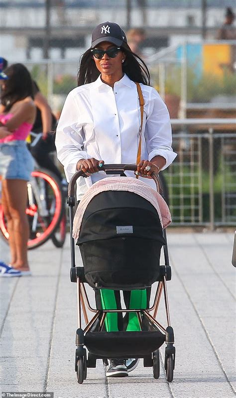 Naomi Campbell 50 Is Seen With Her Newborn Daughter For First Time