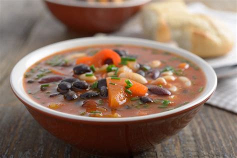 Bean Soup This Tuscan Mixed Bean Soup Is High In Fibre And Protein
