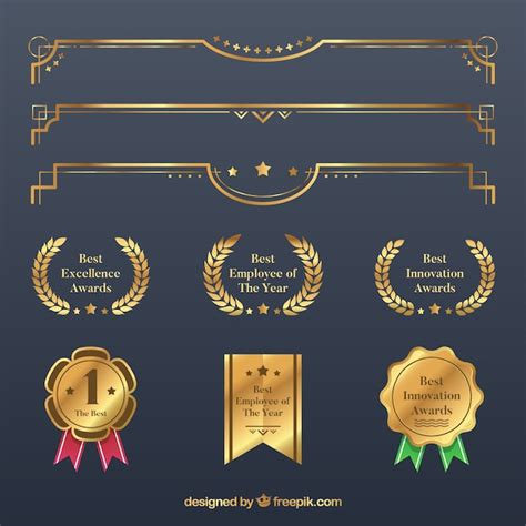 Recognition Award Vectors Photos And Psd Files Free Download
