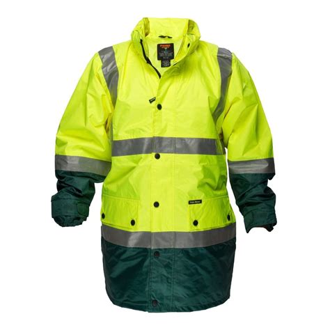 Eyre Lightweight Hi Vis Rain Jacket With Tape Xtreme Safety