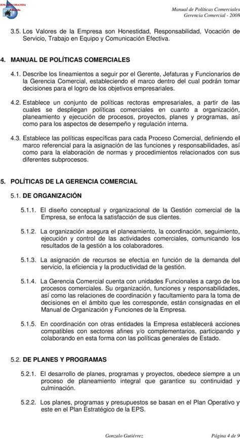 Manual De Pol Ticas Internas De Una Empresa C Mo Estructurar Y