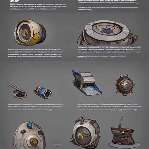 2d Props Concept Game Design Assets Sci Fi Room Stable Diffusion