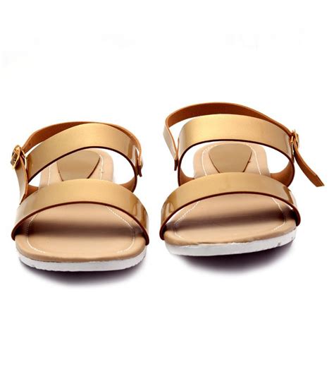 Ts Nanda Gold Floater Sandals Price In India Buy Ts Nanda Gold Floater
