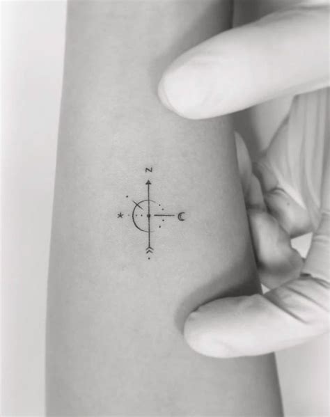 1001 Ideas For A Beautiful And Meaningful Compass Tattoo Small