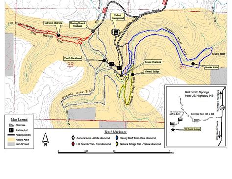 Shawnee National Forest Trail Map Maps Database Source