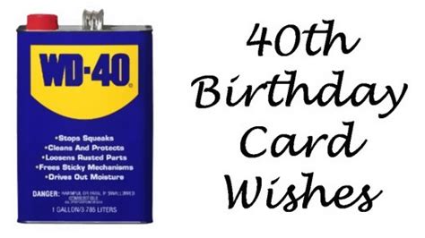 But it's about a hundred times more fun when it happens on your 40th. 40th Birthday Wishes: Messages and Poems to Write in a ...