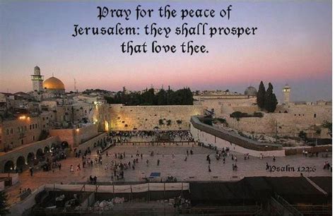 Psalm 1226 Psalm 1226 Pray For The Peace Of Jerusalemthey Shall