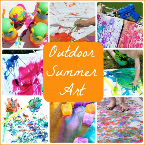 15 Summer Art Projects To Try Outside