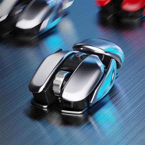Inphic Px2 Wireless Gaming Mouse Cool Mouse Gaming Mice Portable Gray