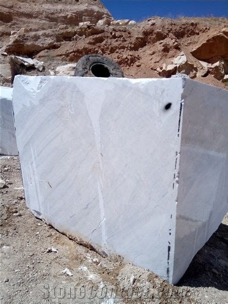Bianco Persia Marble Quarry Blockiran White Marble From China
