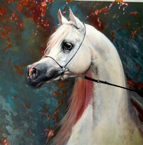 Pin By Jane Buckley On Horse Art 2 Horse Oil Painting Arabian