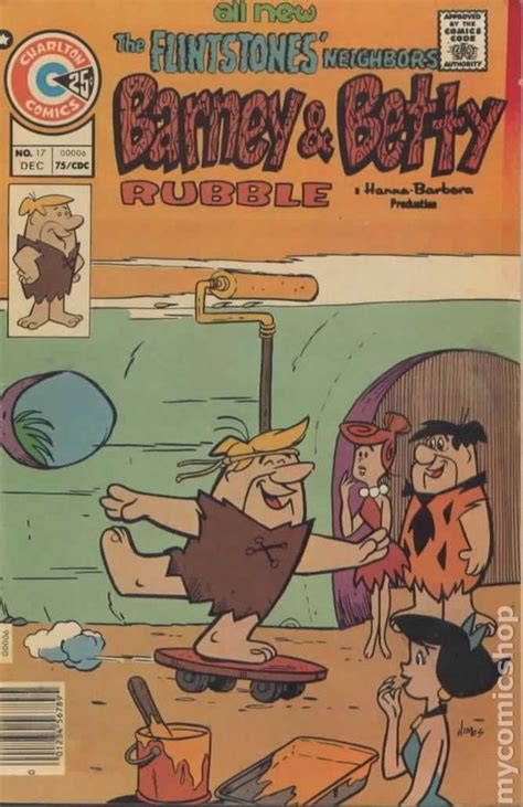 barney and betty rubble 1973 17 betty comic flintstones hanna barbera cartoons