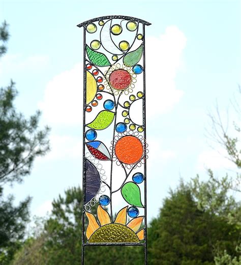 Custom Stained Glass Garden Art Makes Wonderful And Unique Ts For Gardeners Birthdays