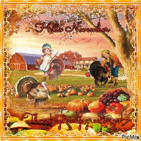 Thanksgiving Greetings And Hello November Pictures Photos And Images