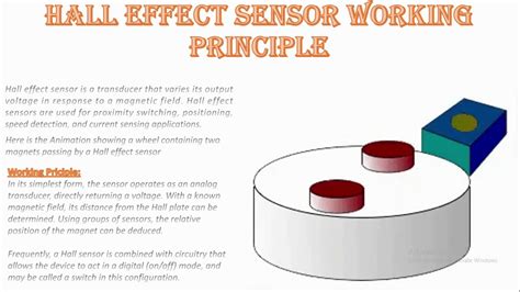 Hall Effect Sensor Working Principle Youtube
