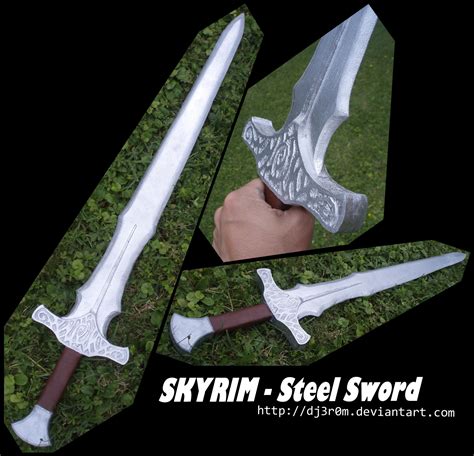 Skyrim Steel Sword By Dj3r0m On Deviantart